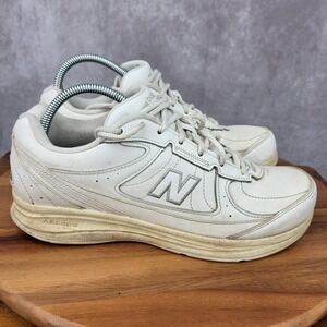 New Balance 577 Sneakers‎ Womens 9.5 White Leather USA Made Athletic Shoes